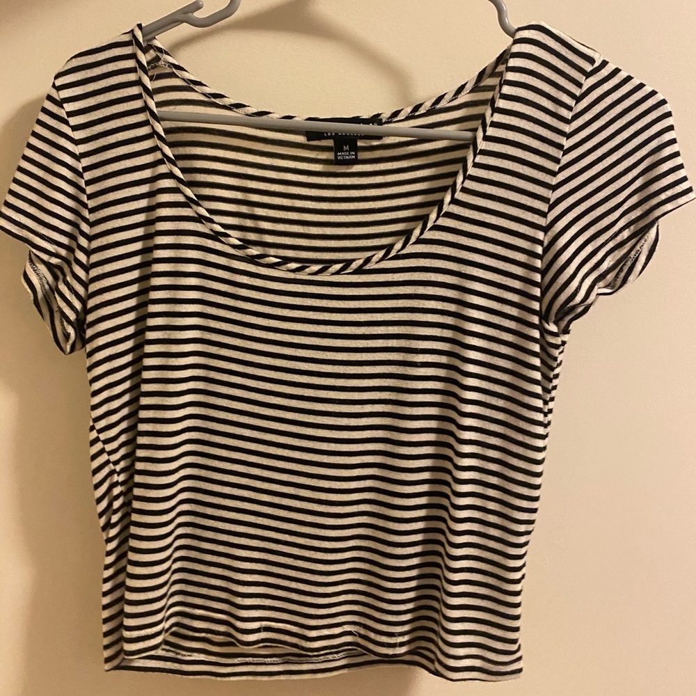 Stripped Crop Top